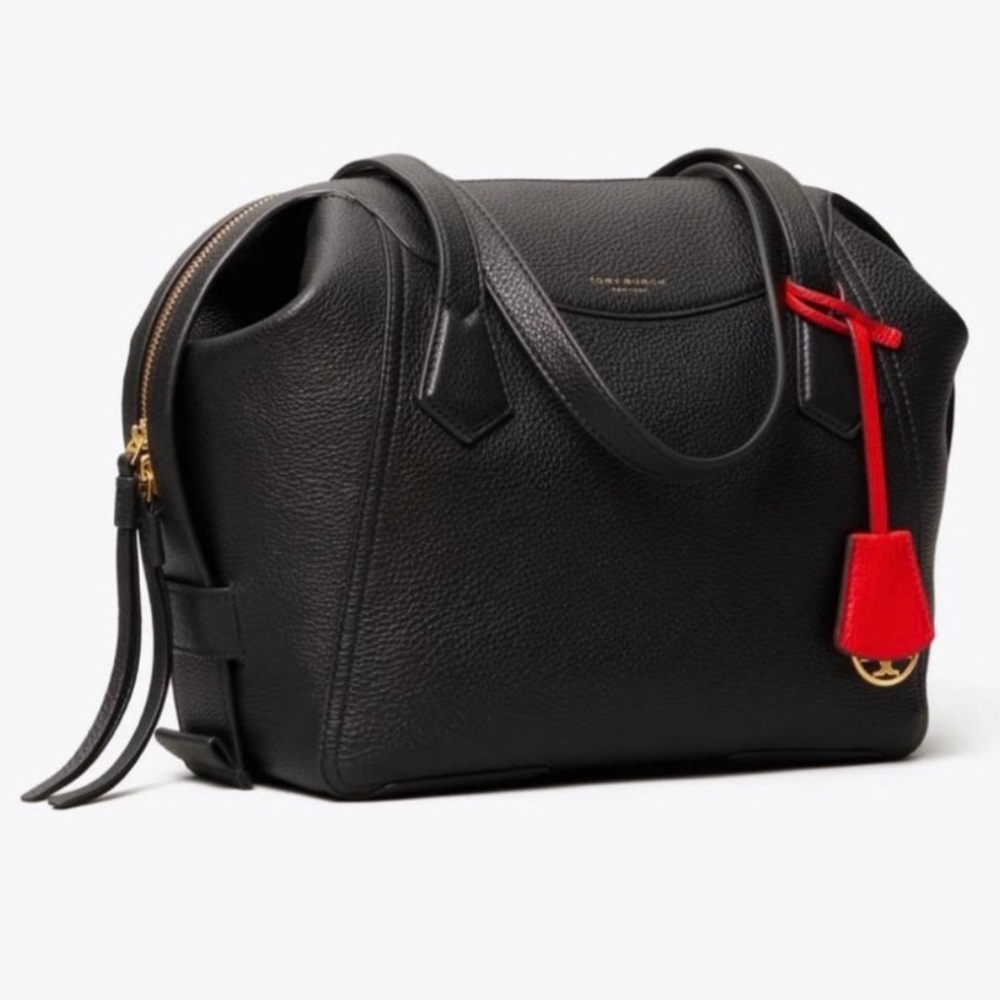 Tory Burch Large Perry Satchel - Black
